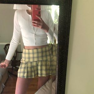 New Garage plaid skirt!